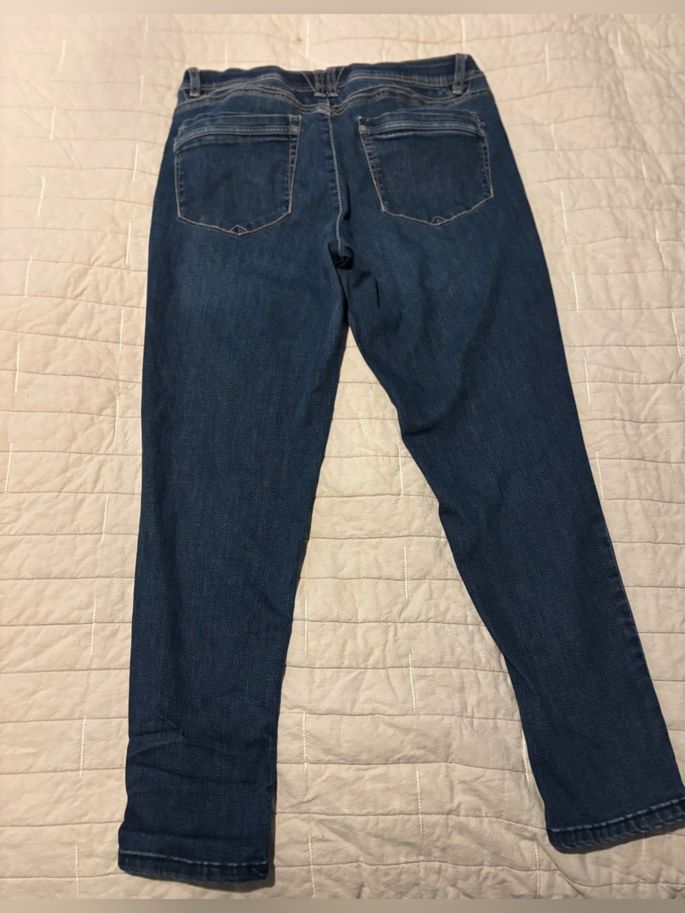 Democracy Ab Technology Jeans Womens 12 Stretch Straight Leg Dark Wash - Picture 4 of 5